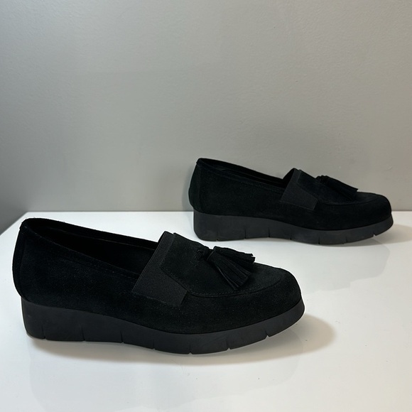 Cordani Alias Black Suede Loafers Size 37(6.5-7) - Picture 2 of 15